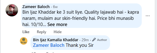 Customer review 1